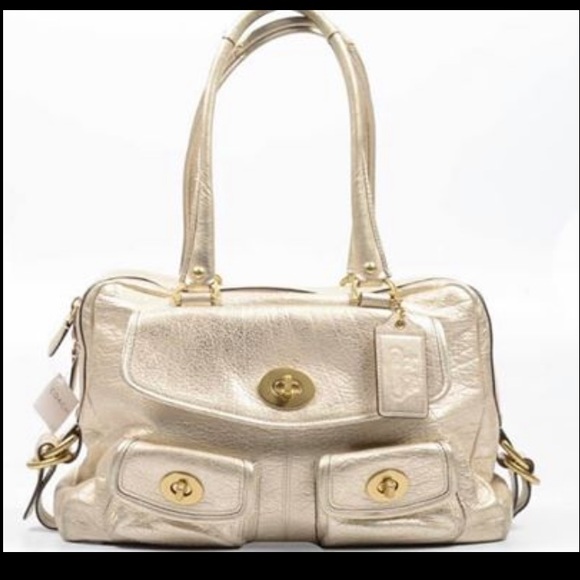 EUC Coach Legacy Peyton 13547 in gold - Picture 1 of 6